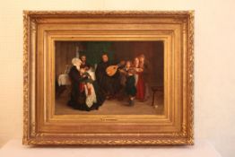 Gustav Adolf Spangenberg (1828-1891) - The Musical Performance 1868