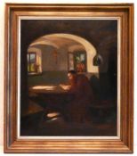 Theodor Recknagel (1865 -1945) - Franciskaner beim Lesen