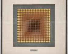 Victor Vasarely (1906-1997) - Zwei Digitaldrucke von Litiographien