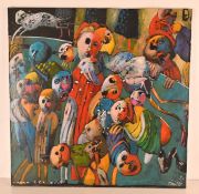 Jean Tirilly (1946-2009) - Öl aud Leinwand "Codex CCCXVIII" 1998