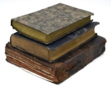 Konvolut von drei historischen Büchern