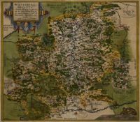Württemberg Karte - Wirtenberg Ducatus