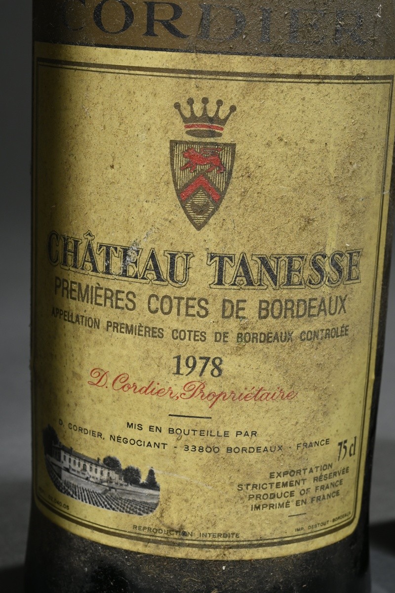 5 assorted bottles of red wine, France, Bordeaux: 1x Château La Tour à Pomerol, 1982, 0.75l, 1x Châ - Image 5 of 8