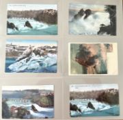 Schaffhausen und Rheinfall, ca. 452 Postkarten, viele um 1900. Viele unbeschrieben, viele mit Grußb