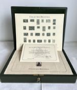 Limitierte Schweizer Silberbriefmarken "Collection Helvetica", 1985, 25 Stück, Sterling Silber (925