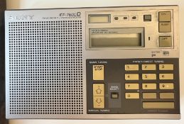 Sony icf 7600, funktionsfähig, sehr guter Zustand, mit Netzteil, Schutzhülle, Bedienungsanleitung.