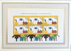 Ersttagsblatt der Deutschen Bundespost, 1990, Düsseldorf. 10. Internationale Briefmarken-Ausstellun