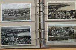 54 Postkarten Konstanz, Sammelschwerpunkt 'Luftaufnahmen aus dem Flugzeug', 20er und 30er Jahre