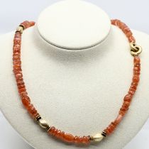 Necklace with moonstones, goldsmith’s work, 21st century