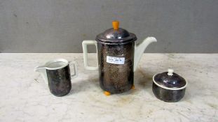 Kaffeekern 3 teilig Porzellan