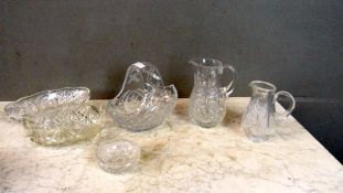 Kristallglas 6 teilig Kannen und