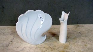 2 Tischvasen Rosenthal und Seltmann