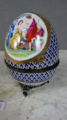 Schatulle Porzellan handbemalt Limoges