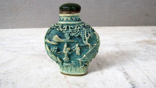 Asiatische Snuffbottle unterseits