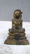 Bronze Skulptur Restvergoldung
