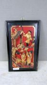 Wandapplikation asiatisch fein