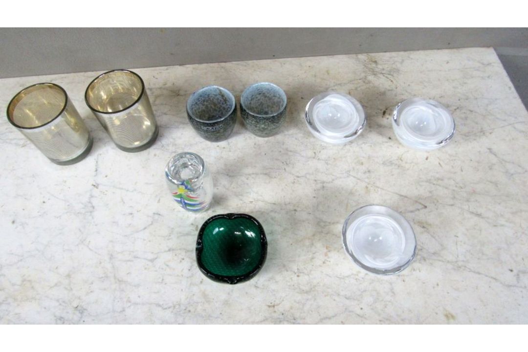 Konvolut Glas Briefbeschwerer Schalen - Bild 9 aus 9