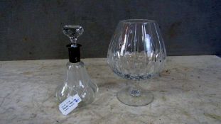 Glaskaraffe Kristallglas 835