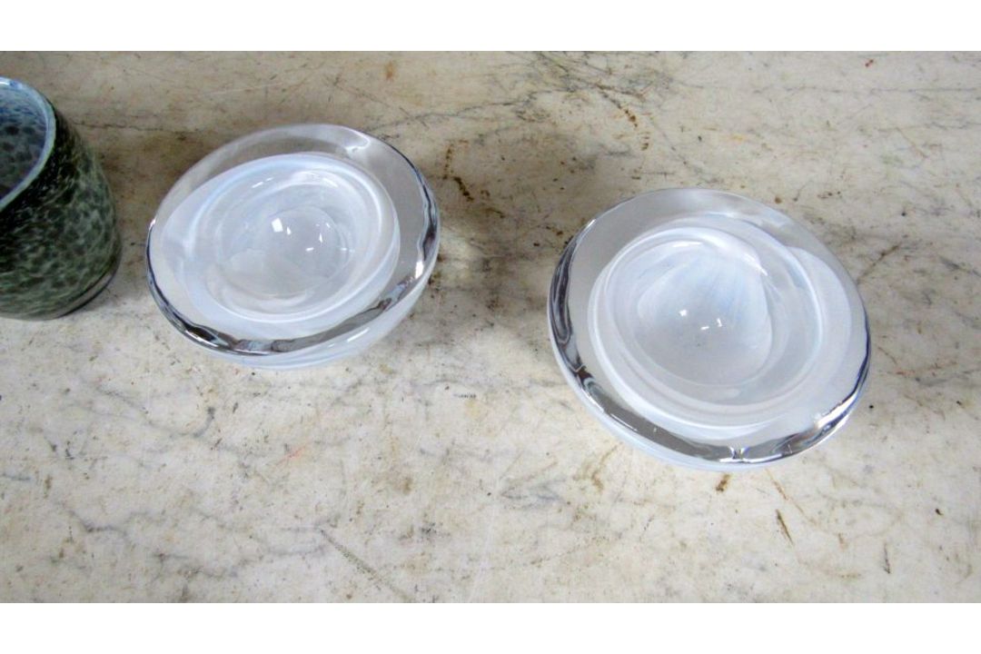 Konvolut Glas Briefbeschwerer Schalen - Bild 5 aus 9