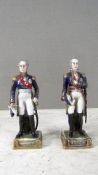 2 Porzellanfiguren gemarkt Soldaten
