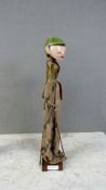 Asiatische Marionette Handpuppe auf