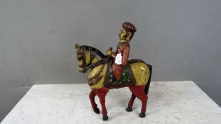 Skulptur asiatisch Holz farbig