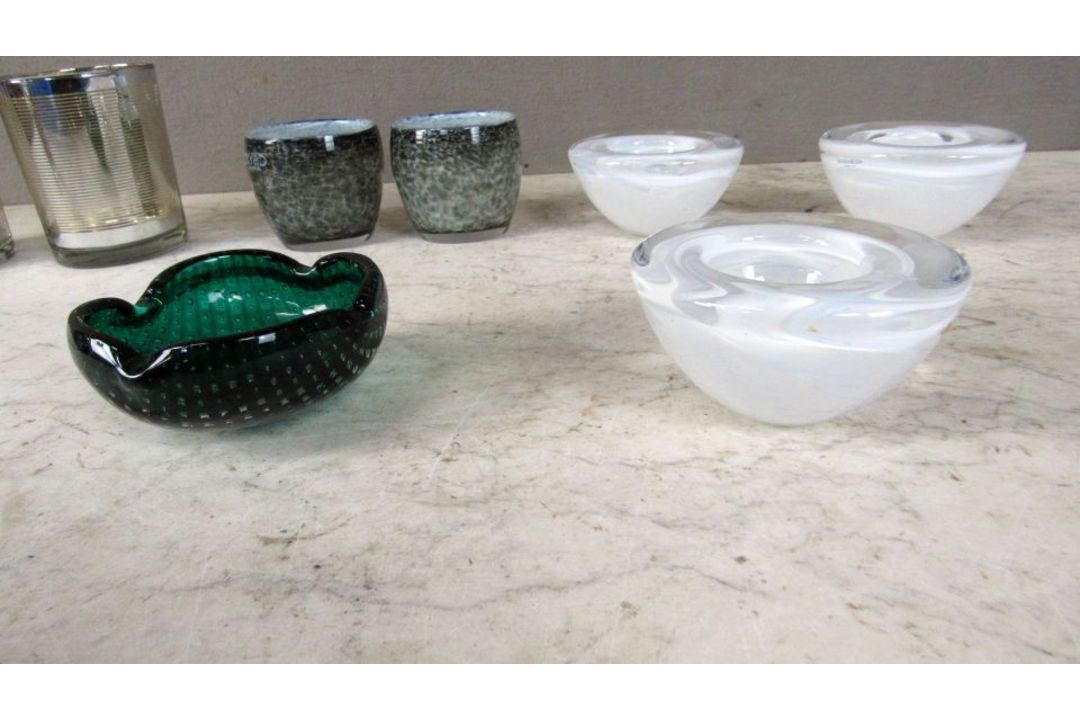 Konvolut Glas Briefbeschwerer Schalen - Bild 3 aus 9