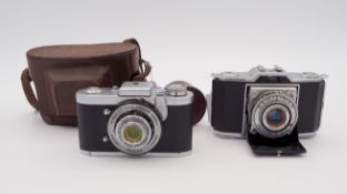 2 Kameras: Zeiss Ikon AG Dresden & Stuttgart, Tenax I (1939-1941) & Ikonta 35 (1952-1955)