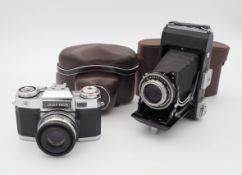 2 Kameras: VEB Zeiss Ikon Dresden/Zeiss Ikon AG Stuttgart, Ercona (1955) & Contaflex Super B (1963-
