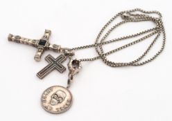 Konvolut Schmuck Thomas Sabo: Kette und 3 Anhänger