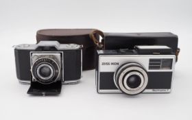 2 Kameras: Zeiss Ikon AG Stuttgart, Ikonta 35 (1948-1953) & Ikomatic F (1964-1967)