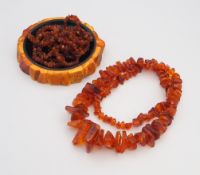 Konvolut Bernstein: 2 Ketten und 1 Schälchen
