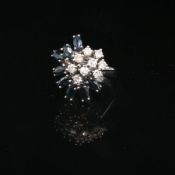 Saphire-Ring 585