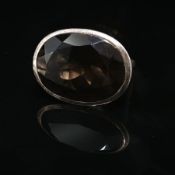 Rauchquartz-Ring