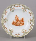 Teller, KPM Berlin, um 1783 Neuzierat.