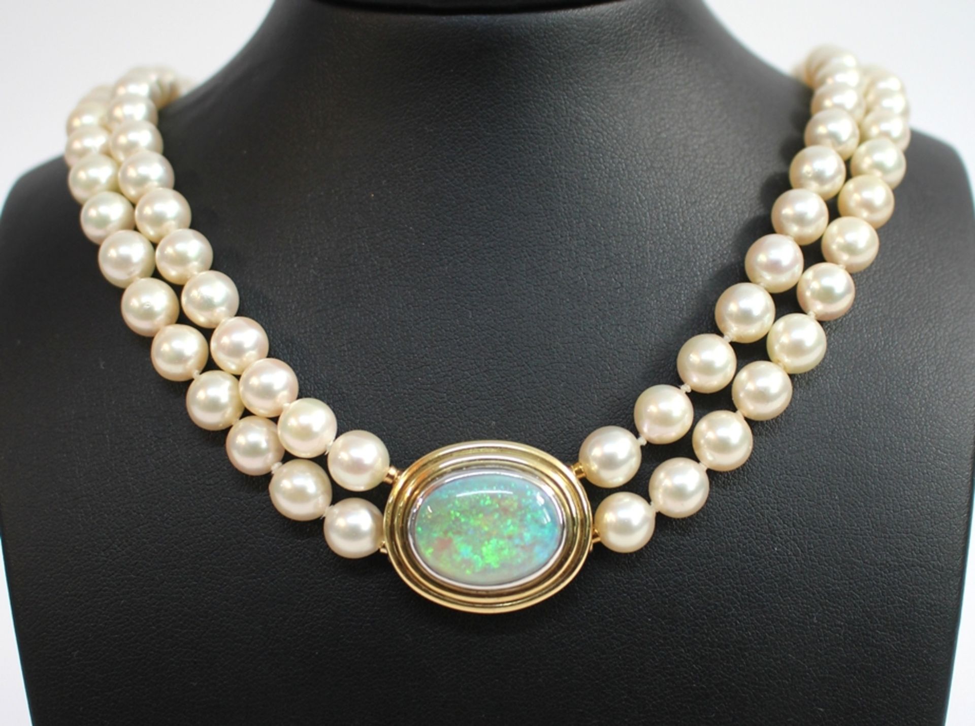 Doppelreihiges Zuchtperlen Collier