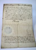 Antikes  Schriftstück aus Italien