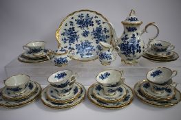 Waldershof Kaffeeservice Kobalt