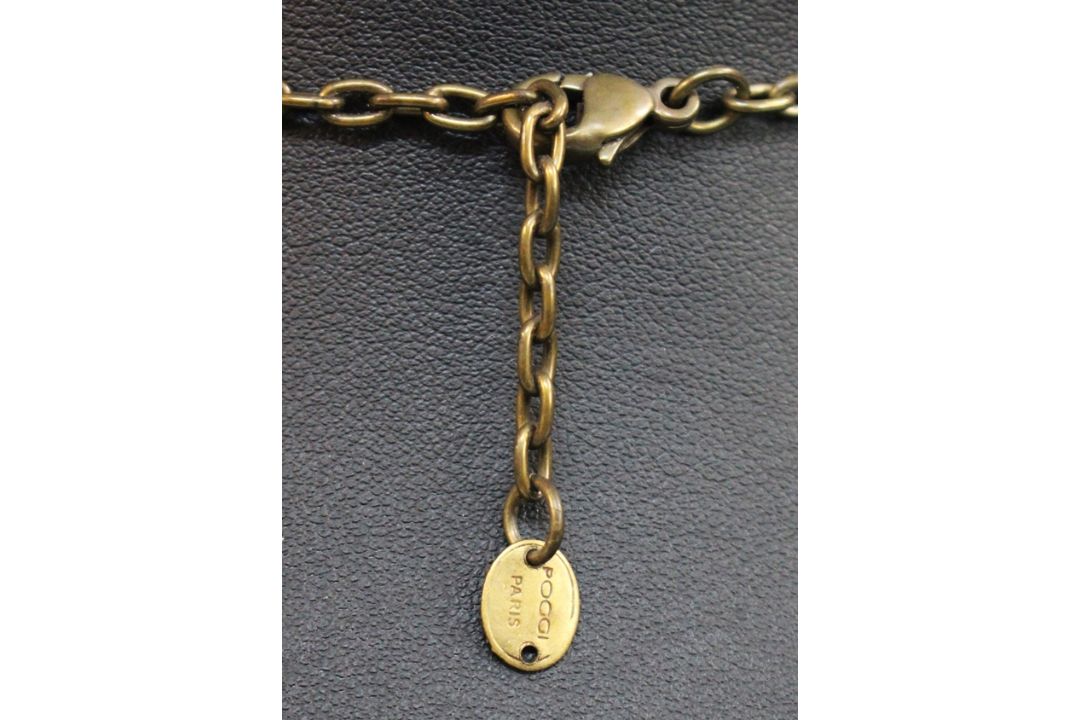 Original Poggi Paris Vintage Couture Neo - Barock Statement -Collier + Ohrclips - Bild 2 aus 2