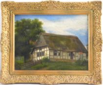 A.Gebrels (20.Jh.) Fachwerkhaus 1986