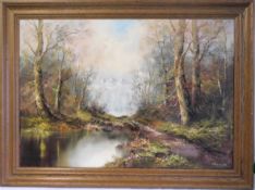 H. Friedrich "Waldlandschaft", 20 Jh.