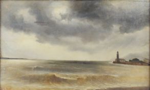 Charles Louis GUIGON (Schweiz 1807-1882) "Boote am Horizont"