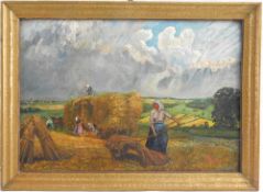 Beichler, Kopie nach W.Bürger "Strohernte"