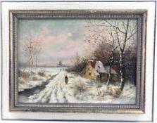 L.Schmitz, 1.V. 20.Jh., Winterlandschaft