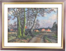 Künstler 20. Jh., Dorfansicht