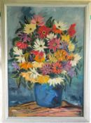 Ursula Freidank (20.Jh.) Blumenstillleben
