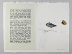 Leopoldo NOVOA (1919-2012) Collage 1985