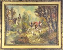 Wladimir GRECHOW (1917 Moskau) "Abritt von der Burg"