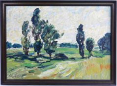 Fredo BLEY (1929-2010) Landschaft im Sommer, 1988