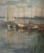 Willy Schulz-Demmin. Sailboats.